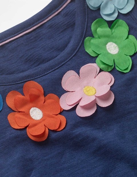Flower Power Tank - Starboard Blue Flower Power Tank - Starboard Blue