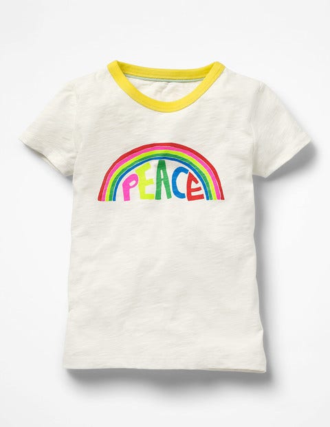 Good Vibes T-Shirt - Ivory Peace Good Vibes T-Shirt - Ivory Peace