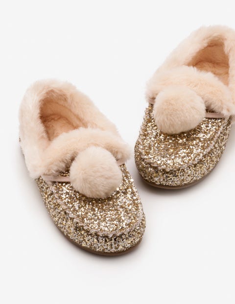 Glitter Slippers - Silver/Gold Glitter Slippers - Silver/Gold