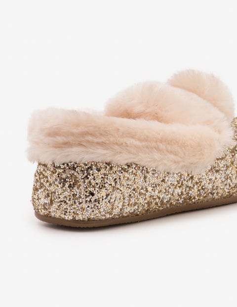 Glitter Slippers - Silver/Gold Glitter Slippers - Silver/Gold