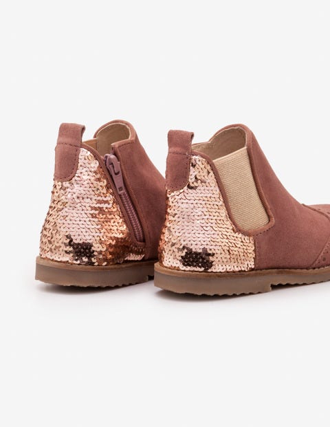 Chelsea-Boots aus Leder - Nerz Chelsea-Boots aus Leder - Nerz
