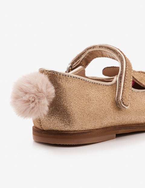 Party Mary Janes - Pale Gold Party Mary Janes - Pale Gold