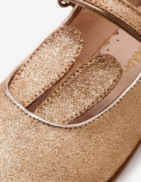 Party Mary Janes - Pale Gold Party Mary Janes - Pale Gold