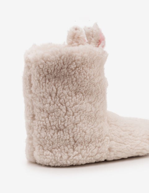 Lama-Schlupfstiefel - Ecru Lama-Schlupfstiefel - Ecru