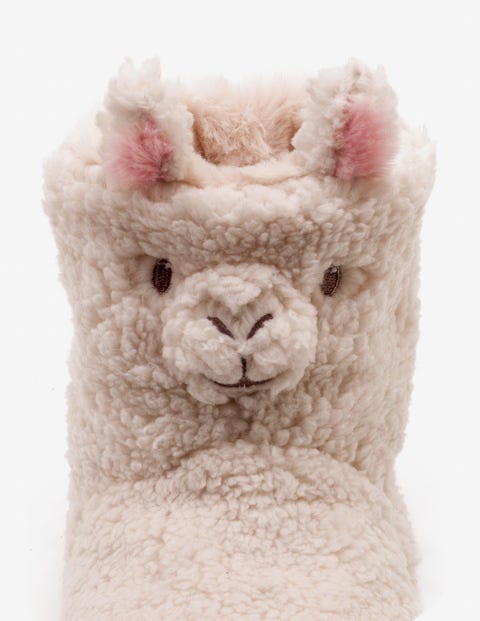 Lama-Schlupfstiefel - Ecru Lama-Schlupfstiefel - Ecru