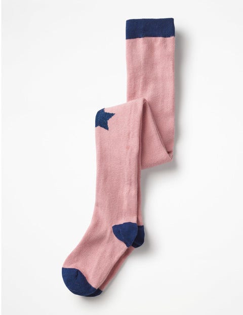 Patterned Tights - Vintage Pink Patterned Tights - Vintage Pink
