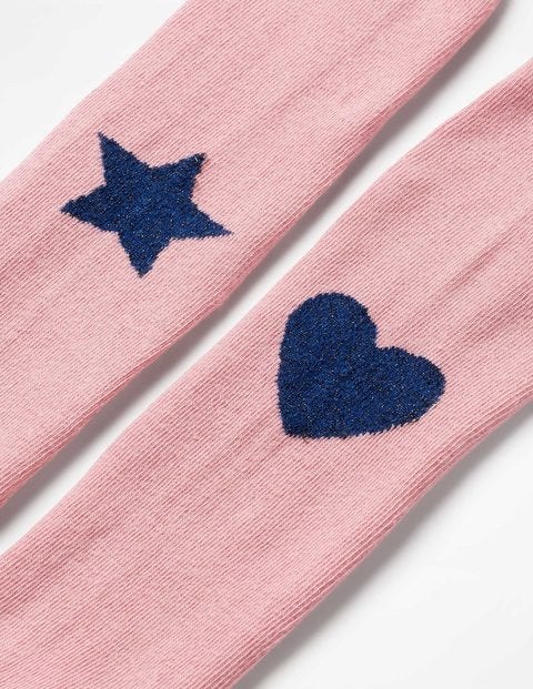 Patterned Tights - Vintage Pink Patterned Tights - Vintage Pink