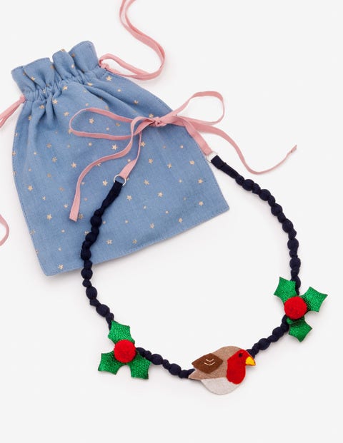 Fabric Necklace - Starboard Blue Fabric Necklace - Starboard Blue