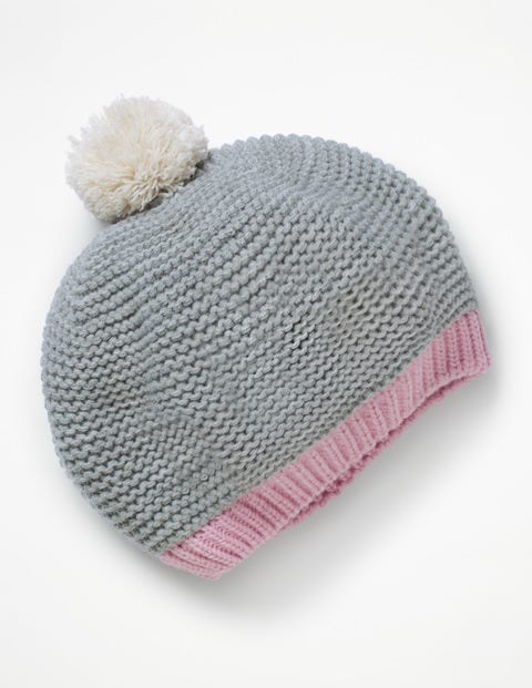 Béret Tricoté Texturé - Gris chiné Béret Tricoté Texturé - Gris chiné