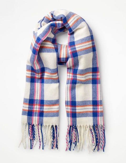 Woven Scarf - Cobalt Blue Woven Scarf - Cobalt Blue