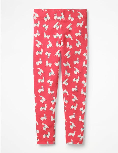Fun Leggings - Pink Berry Llamas Fun Leggings - Pink Berry Llamas