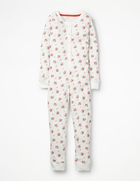 Cosy All-In-One Pajamas - Multi Vintage Sprig Cosy All-In-One Pajamas - Multi Vintage Sprig
