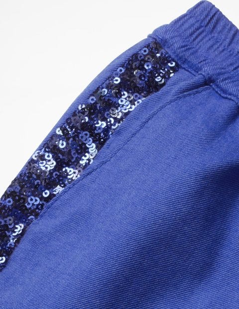 Sparkle Detail Woven Trousers - Cobalt Blue Sparkle Detail Woven Trousers - Cobalt Blue