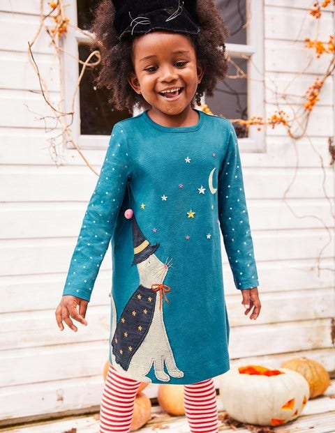 Pet Appliqué Dress - Drummer Blue Cat Pet Appliqué Dress - Drummer Blue Cat