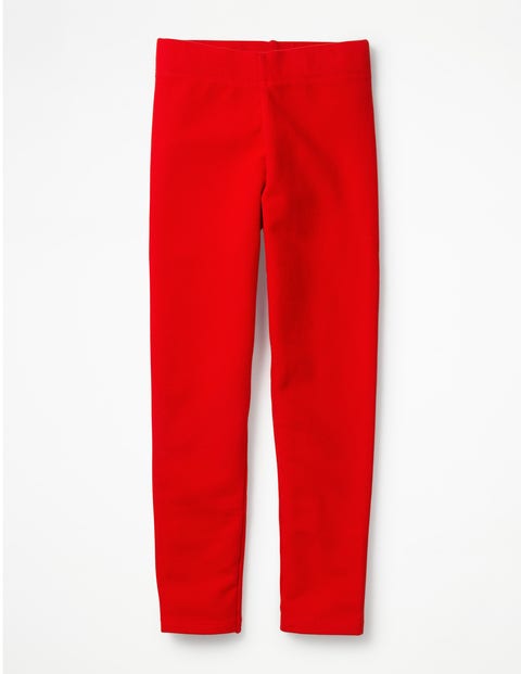 Plain Cosy Leggings - Rockabilly Red Plain Cosy Leggings - Rockabilly Red