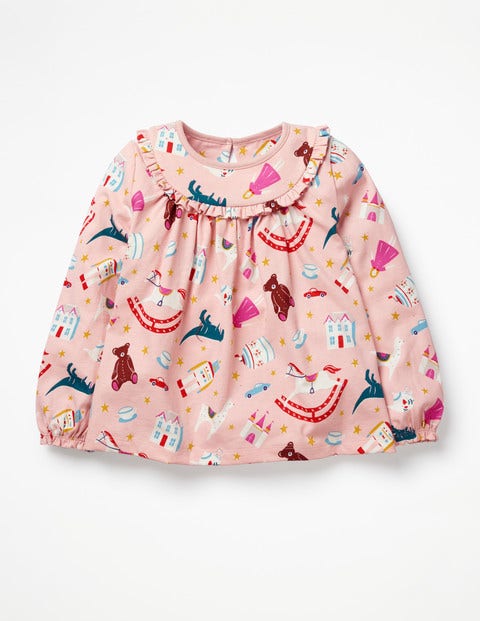 Pretty Ruffle Top - Provence Dusty Pink Toy Box Pretty Ruffle Top - Provence Dusty Pink Toy Box