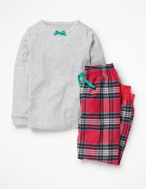 Woven Pyjama Set - Poppy Red/Blue Check Woven Pyjama Set - Poppy Red/Blue Check