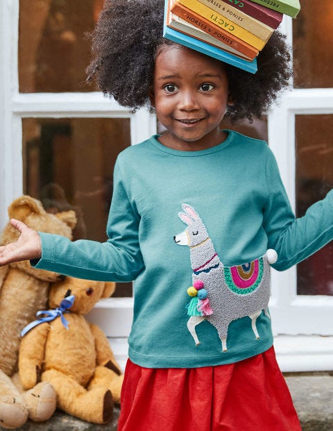 Party Animals T-Shirt - Delphinium Blue Llama Party Animals T-Shirt - Delphinium Blue Llama