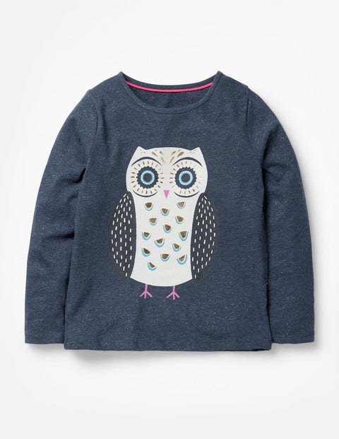 Forest Friends T-Shirt - Navy Owl Forest Friends T-Shirt - Navy Owl