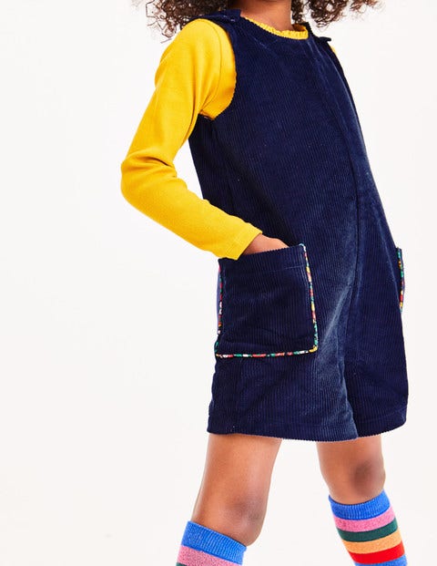 Chunky Cord Romper - School Navy Chunky Cord Romper - School Navy