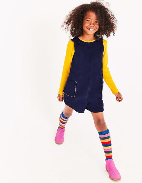 Chunky Cord Romper - School Navy Chunky Cord Romper - School Navy