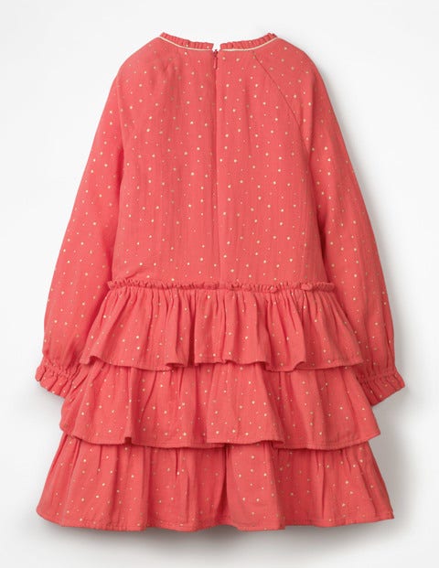 Ruffle Tiered Dress - Rosette Pink Ruffle Tiered Dress - Rosette Pink
