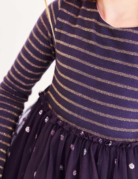 Sparkly Spot Party Dress - Winter Purple Sparkly Spot Party Dress - Winter Purple