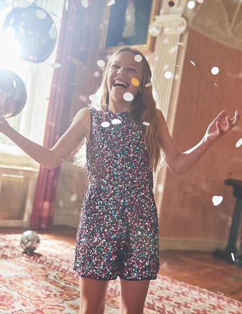 Sequin Playsuit - Multi Sequins Sequin Playsuit - Multi Sequins