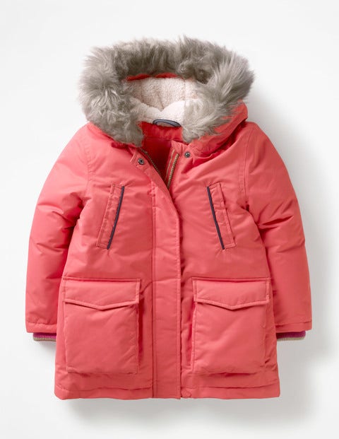 Cosy Waterproof Coat - Rosette Pink Cosy Waterproof Coat - Rosette Pink