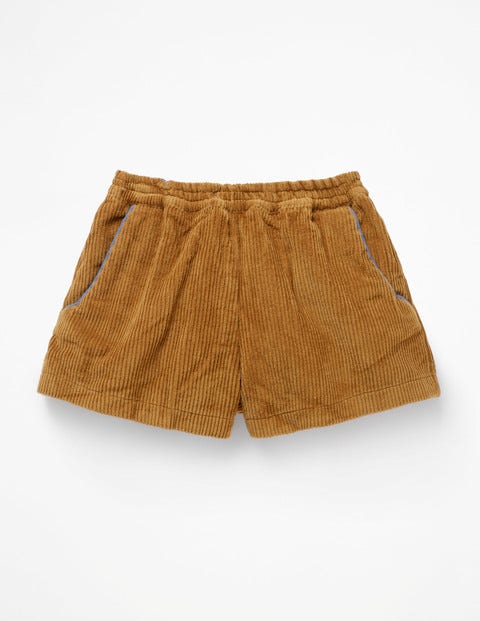 Chunky Cord Shorts - Golden Glow Yellow Chunky Cord Shorts - Golden Glow Yellow