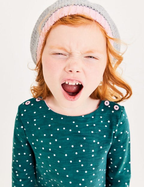 Spotty Animal Appliqué Dress - Drake Green Penguin Spotty Animal Appliqué Dress - Drake Green Penguin