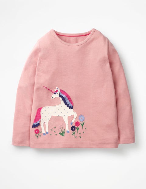 Unicorn Flutter T-Shirt - Vintage Pink Unicorn Unicorn Flutter T-Shirt - Vintage Pink Unicorn