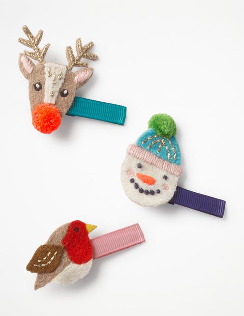 3 Pack Hair Clips - Festive 3 Pack Hair Clips - Festive