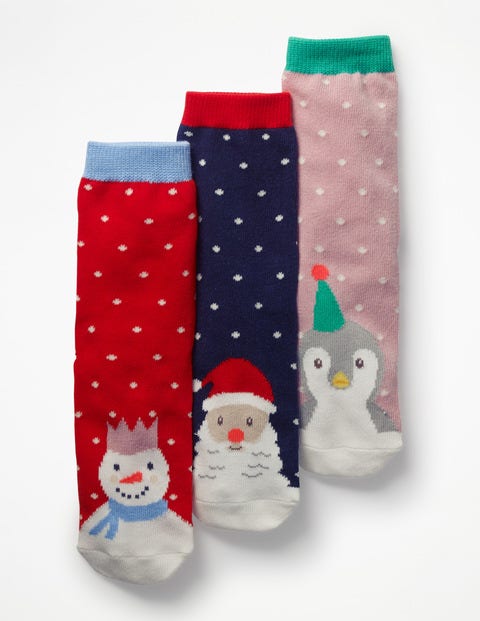 3 Pack Festive Socks - Festive Characters 3 Pack Festive Socks - Festive Characters