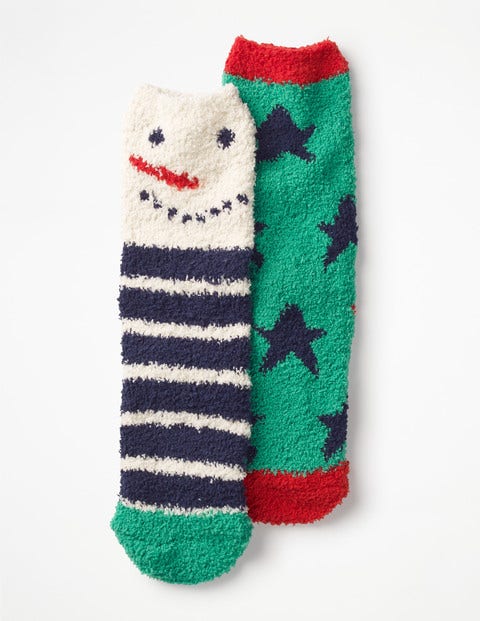 2 Pack Fluffy Socks - Starboard Blue 2 Pack Fluffy Socks - Starboard Blue