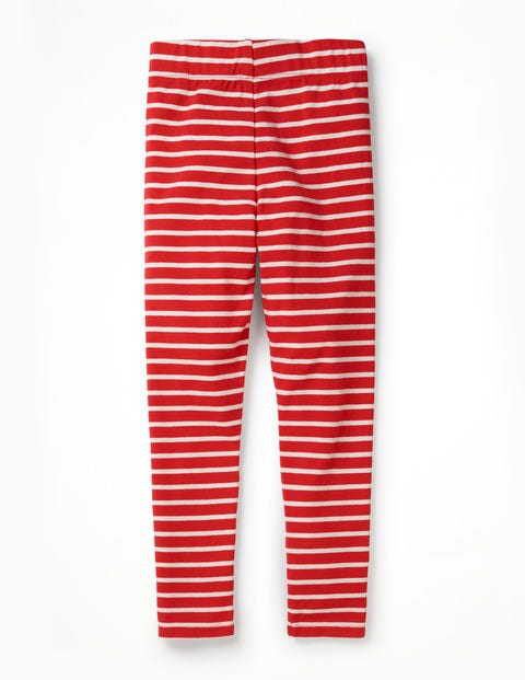 Fun Leggings - Polish Red/Ecru Fun Leggings - Polish Red/Ecru