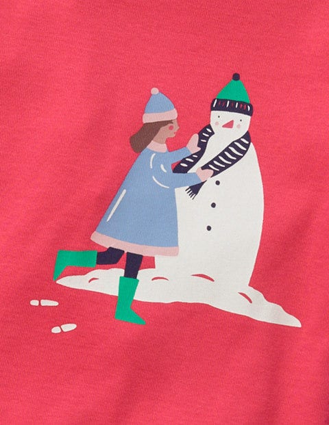Cosy Long Johns Pajamas - Boathouse Blue Snow Day Cosy Long Johns Pajamas - Boathouse Blue Snow Day