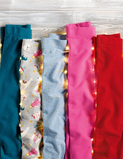 Plain Cosy Leggings - Rockabilly Red Plain Cosy Leggings - Rockabilly Red