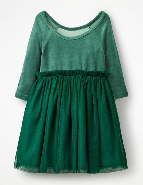 Velvet Novelty Dress - Drake Green Reindeer Velvet Novelty Dress - Drake Green Reindeer