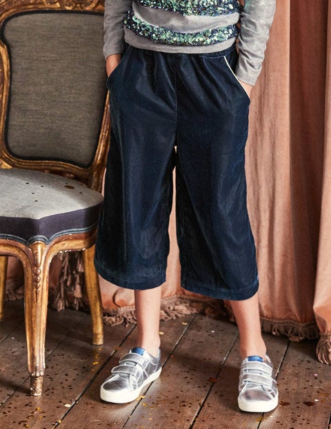 Velvet Culottes - Navy Velvet Culottes - Navy