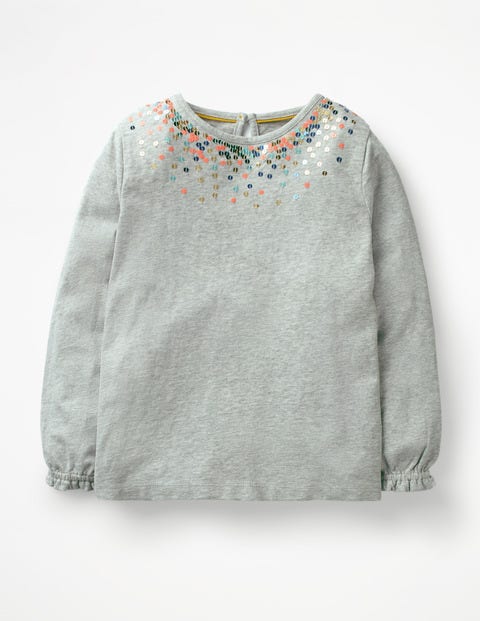 Twinkly Jersey Top - Grey Marl Twinkly Jersey Top - Grey Marl