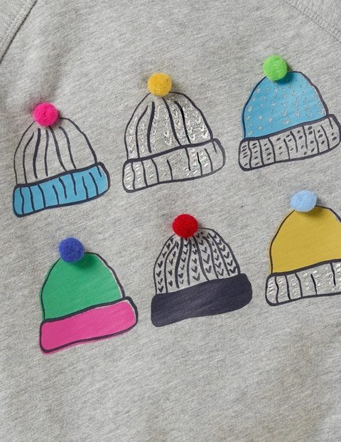 Festive Fun Sweatshirt - Grey Marl Hats Festive Fun Sweatshirt - Grey Marl Hats
