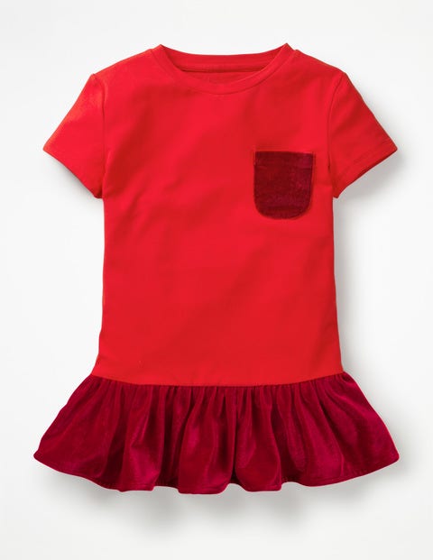 Velvet Party Top - Polish Red Velvet Party Top - Polish Red