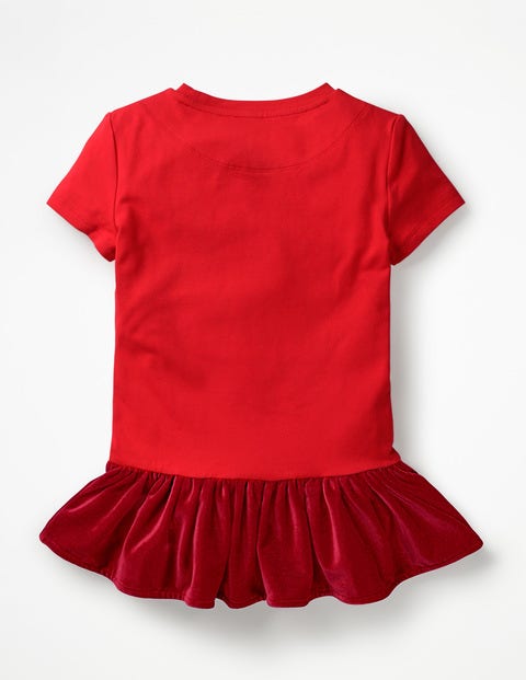 Velvet Party Top - Polish Red Velvet Party Top - Polish Red