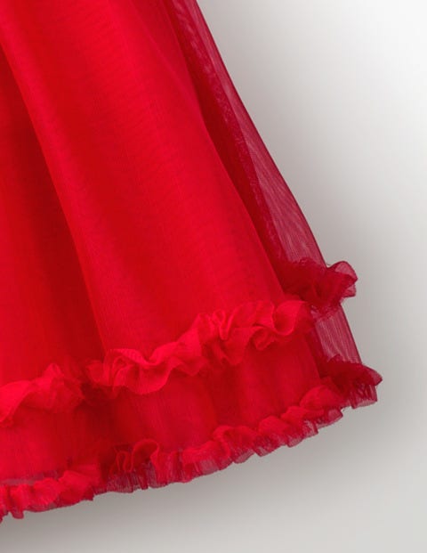 Velvet Appliqué Dress - Polish Red Sequin Spot Velvet Appliqué Dress - Polish Red Sequin Spot