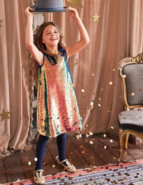 Super Sequin Dress - Iridescent Multi Sequins Super Sequin Dress - Iridescent Multi Sequins