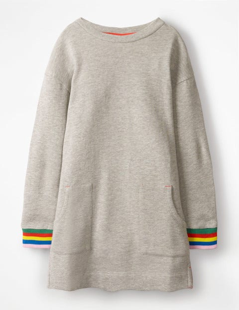Sweatshirt Dress - Grey Marl Sweatshirt Dress - Grey Marl