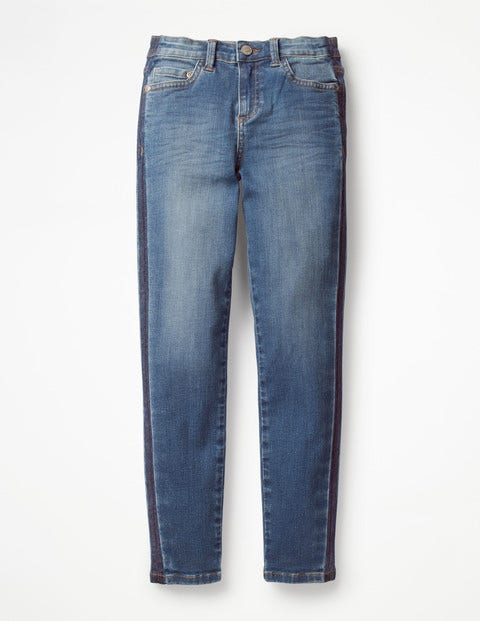 Superstretch Skinny Jeans - Mid Vintage Contrast Stripe Superstretch Skinny Jeans - Mid Vintage Contrast Stripe