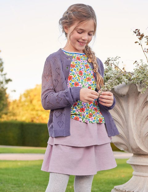 Ruffle Tiered Skirt - Delphinium Lilac Ruffle Tiered Skirt - Delphinium Lilac