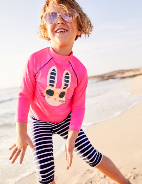 Surfset Mit Sonnenschutz - Festivalrosa, Häschen Surfset Mit Sonnenschutz - Festivalrosa, Häschen